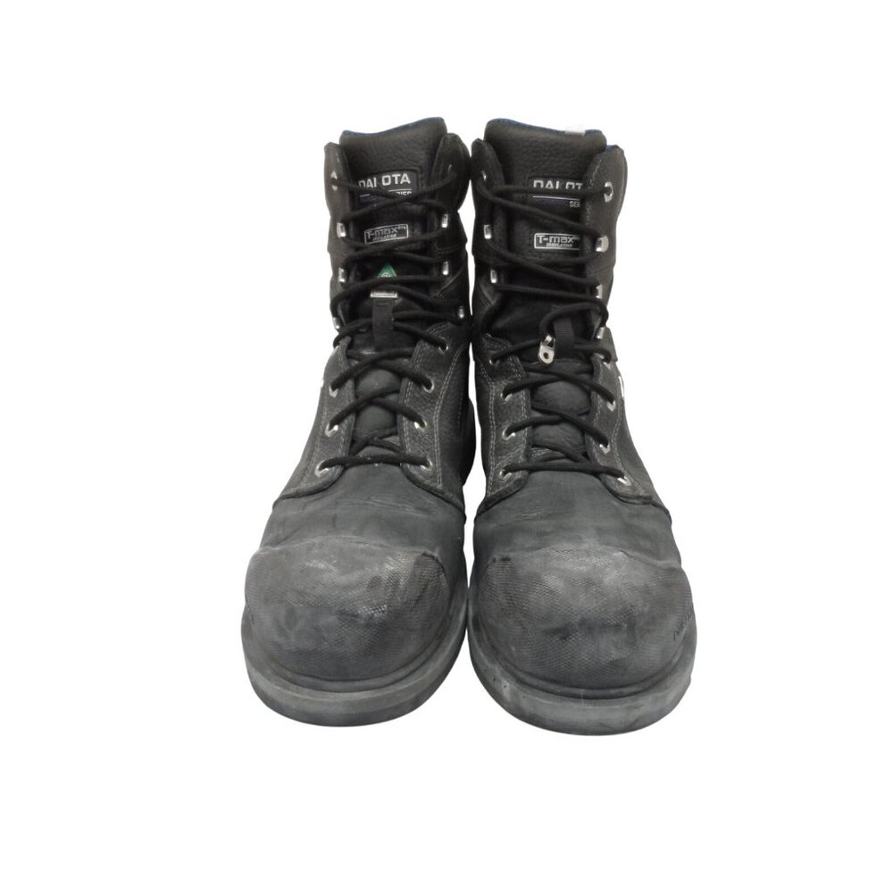 DAKOTA Men's 557 8" Viper STCP HD3 Vibram Work Boots Black Size 15M - Picture 2 of 9